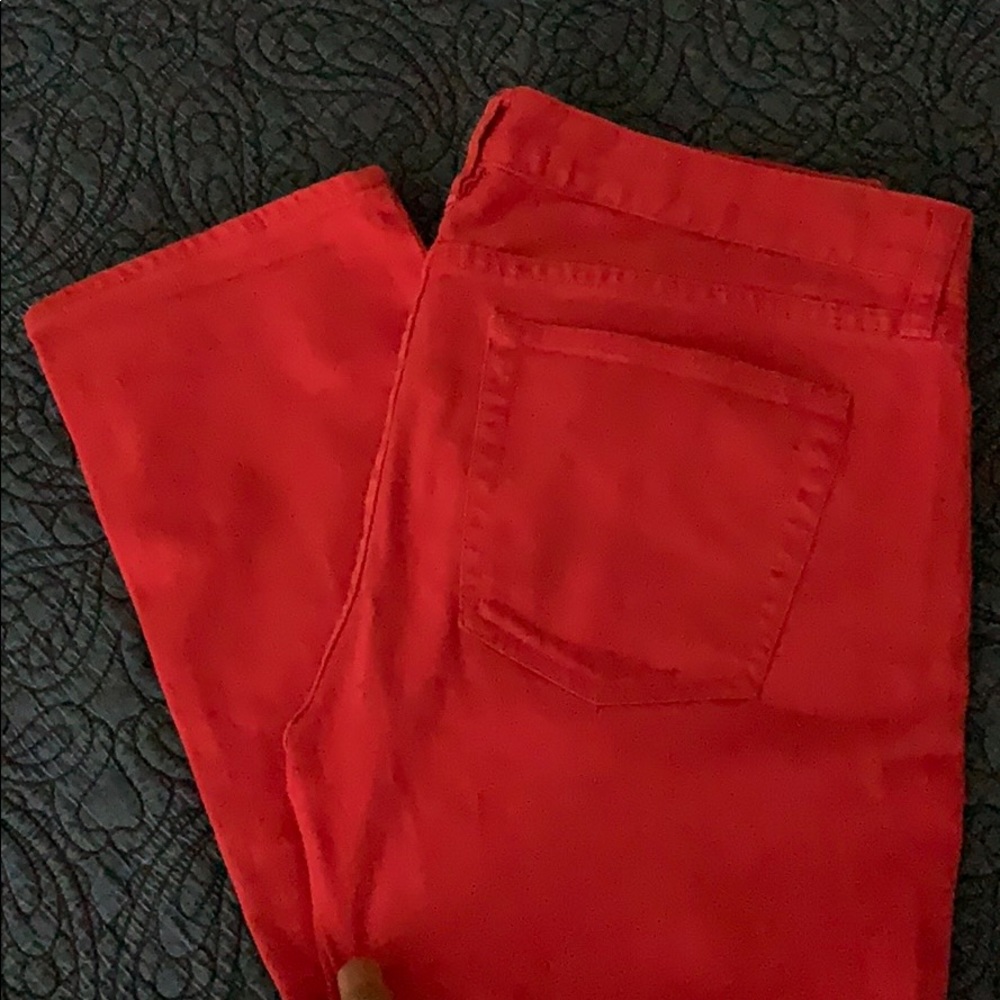 Jcrew red matchstick jeans 28hnjjjmj